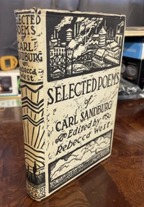 Selected Poems of Carl Sandburg Edited by Rebecca West 1954 Hardcover - Picture 1 of 7