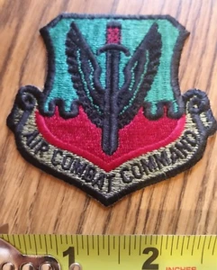 US AIR FORCE AIR COMBAT COMMAND FLIGHT SUIT Jacket POCKET PATCH Subdued USAF New - Picture 1 of 1