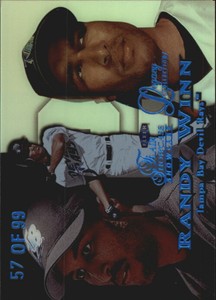 1999 (DEVIL RAYS) Flair Showcase Legacy Collection Row 1 #123 Randy Winn