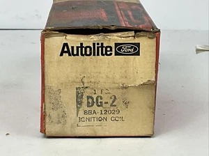 VINTAGE NOS AUTOLITE IGNITION COIL 8BA-12029 6V FORD 1947-56 - Picture 1 of 10