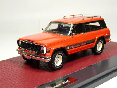 Jeep Cherokee Chief 1980 Red Sj Matrix MX21004-011 1:43 408 PC Ed. Limitata USA - Immagine 1 di 3