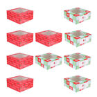 10 Pcs Keksbehälter Keksdose Zu Weihnachten Keksbox Mit Sichtfenster Container