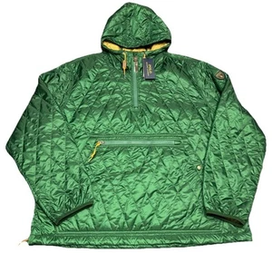 Polo Ralph Lauren Green Quilted Anorak Hooded Jacket Size XL NWT 298$ - Picture 1 of 5