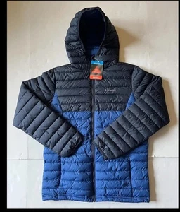 Youth Columbia Powder Lite II Hooded Jacket Brand New Royal Blue/Navy Blue - Picture 1 of 7