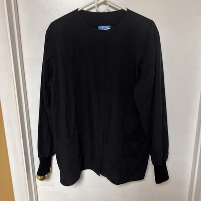 Chaqueta Exfoliante Crest - Negra Frontal a Presión (L) - Usada Buena Foto 1 de 3