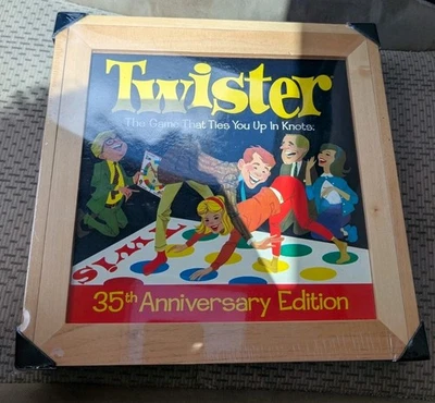 Twister 35th Anniversary Edition Wood Box Hasbro Nostalgia Series NEW SEALED! - Image 1 of 2