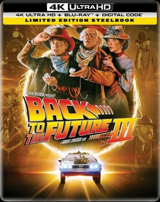 Back to the Future Part III 4K UHD Blu-ray  NEW - Image 1 of 4