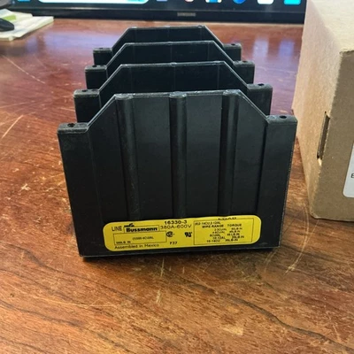 Bussmann 16330-3 380A-600V 3-Pole Power Distribution Block (new) - Image 1 of 4