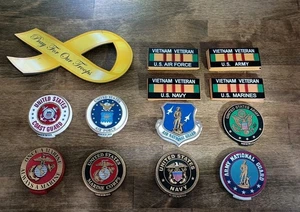 Lot US Militär Magnete - Marines Air Force Navy National Guard Küstenwache 52 - Bild 1 von 7