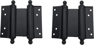 Matte Black Double Action Hinge Ball Heavy Duty Saloon Door Hinges Swinging Door - Image 1 of 3