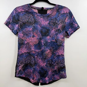Under Armour Coolswitch Run Atoll Camiseta de Correr Nueva con Etiquetas Para Mujer Pequeña Rosa Azul Ajustada - Imagen 1 de 12