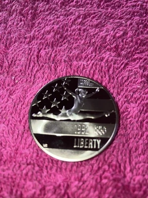 1992-S Olympic Gymnast Proof Half Dollar US Mint Clad Coin Commemorative - Image 1 of 4