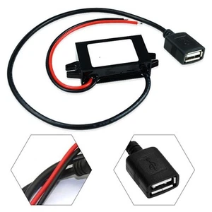 Adaptateur USB compact pour conversion 12V à 5V pour applications automobiles - Photo 1/12