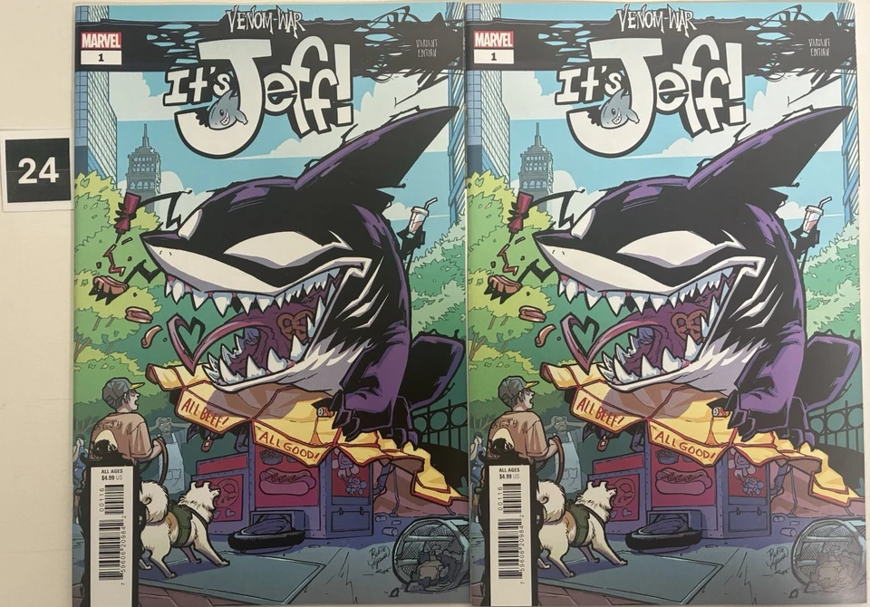 Venom War It's Jeff #1 Yagawa variante 1:25, Marvel Comics 2024 lotto 2 - Immagine 1 di 1