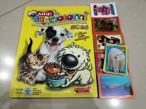 2014 Album Amici Puppies Pizzardi with 32 figures + 275 bulk ref. C38