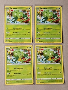 4x Carnivine 012/159 Pokemon card Crown Zenith uncommon NM - Picture 1 of 1