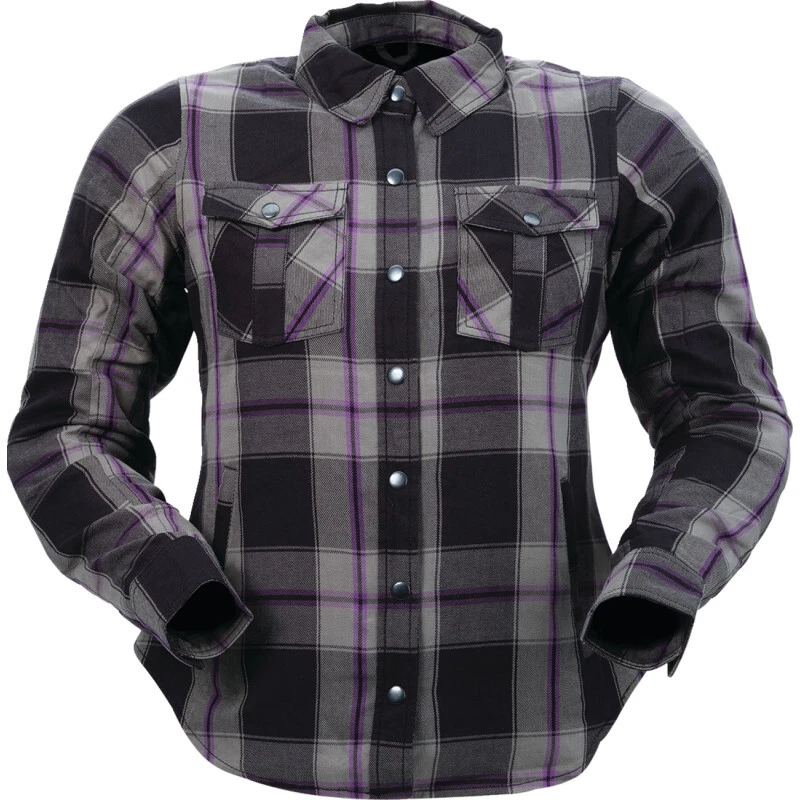 Z1R Ashwood Womens Flannel Shirts 3W Purple 3041-0683 - Image 1 of 1