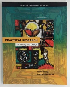 Practical Research Planning & Design, by Leedy & Ormrod, 10th ed. paperback-NEW - Imagen 1 de 6