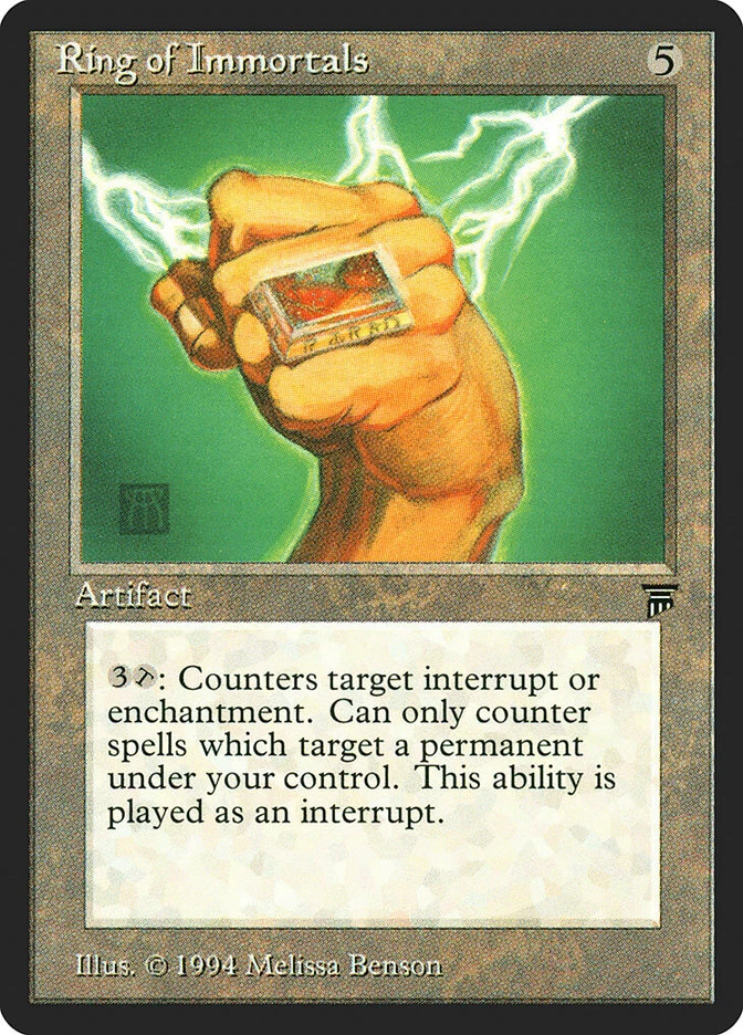 MTG Legends Ring of Immortals - Moderately Played - Image 1 of 1
