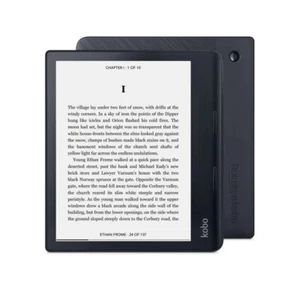 681495008476 Rakuten Kobo Sage e-book reader Touchscreen 32 GB Wi-Fi Black KOBO - Afbeelding 1 van 4