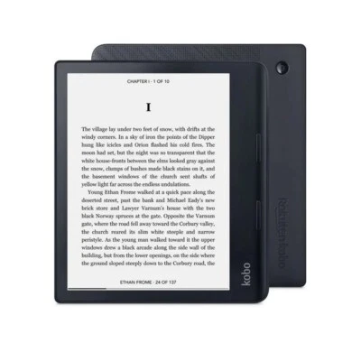 681495008476 Rakuten Kobo Sage e-book reader Touchscreen 32 GB Wi-Fi Black KOBO - Image 1 of 4