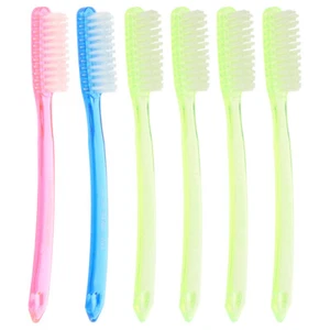 Cepillo de dientes duro extra firme 6 piezas para limpieza de cerdas para adultos - Imagen 1 de 13