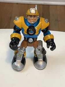 Fisher Price Mattel Rescue Heroes Action 2002 Figure Jack Hammer - Picture 1 of 7