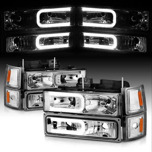 94-00 Para C/K Chevy 1500/2500/3500 Luz LED C Lámparas de Señal de Esquina Faros - Imagen 1 de 10