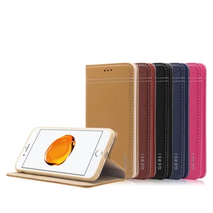 Leather Flip Credit Card Stand Wallet Case Cover For iPhone 5.8" Xs X 7 8 Plus   - Picture 1 of 36