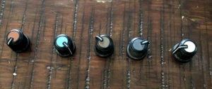 Peavey Vintage MD Series Mixer and Amplifier Knobs. Set of 5 - Picture 1 of 4
