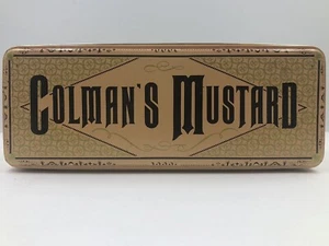 Vintage COLMAN'S MUSTARD TIN 1990 The Story Of Coleman’s Mustard 10” X 4” X 3” - Picture 1 of 5