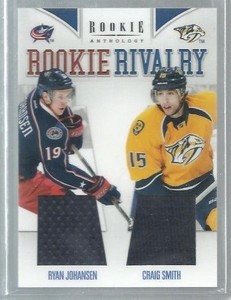  2011-12 Panini Anthology Rookie Rivalry Dual Jersey #8 Johansen/smith (ref41546
