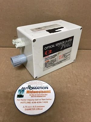 7940A13H14 BROOKS INSTRUMENT OPTICAL SENSOR ALARM MODEL 7940 INPUT-110VAC/24VDC  - Image 1 of 4