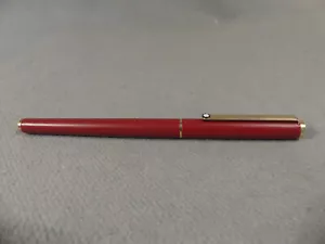 Montblanc Slimline relleno de cartucho rojo dorado resorte de acero probablemente F - Imagen 1 de 9