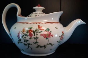 Antique English Newhall Staffordshire Porcelain Teapot Circa 1810 - Picture 1 of 9