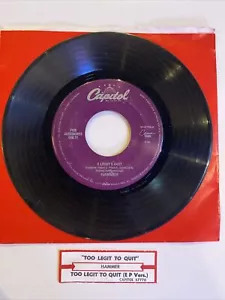 Hammer - Too Legit To Quit - 7" 45rpm Jukebox Vinyl Record - Picture 1 of 2