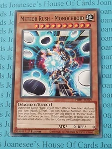 Meteor Rush - Tarjeta Monocroide PHHY-EN029 Yu-Gi-Oh 1a Edición Nueva - Imagen 1 de 3