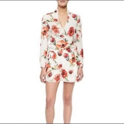 Mameluco Haute Hippie Seda Floral Espalda Abierta Foto 1 de 4