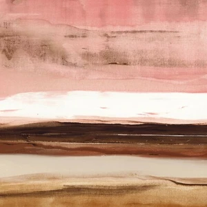 Soozy Barker - Solace in Gold No.2 - Arte de pared con impresión en lienzo abstracto - 2 tamaños - Imagen 1 de 1