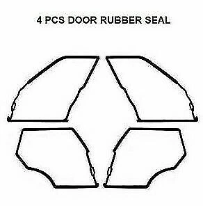 Door Seals Weatherstrip OUTER DOOR Seal Mercedes Benz W201 Gaskets 190E 200E - Imagem 1 de 1