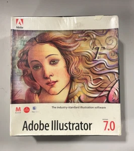 Apple Mac Adobe Illustrator 7.0 Complete CD Software 1995 For Power Macintosh - Picture 1 of 5