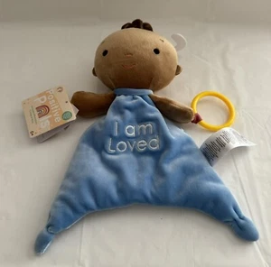Positive Pals Light Brown Skin Tone 10" Doll Blanket & Lovey - I Am Loved - Picture 1 of 5