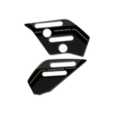 AZ GRAPHISHOP Adesivi Batti Tacco per Yamaha Tracer 9 GT 2025 ADB-9GT-25 Tech Black