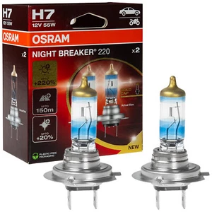 OSRAM H7 NIGHT BREAKER 220 Halogen DUOBOX bis zu +220% Model 2024/25 - Bild 1 von 3