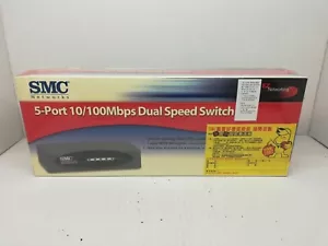 New SMC Networks SMC-EZ6505TX 5-Port 10/100Mbps Dual Speed Switch 751.0179 - Picture 1 of 6