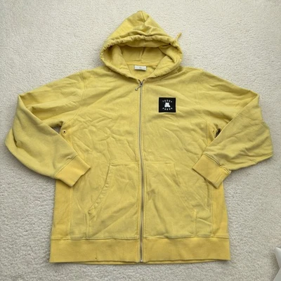 Sudadera con Capucha Teddy Fresh Amarillo Cremallera Completa L 100% Algodón Oso Logo Parche Unisex Foto 1 de 4