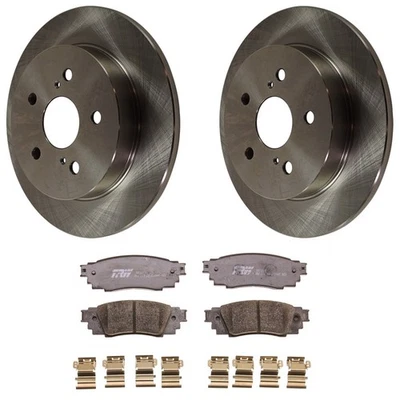 KIT-072924-5421 TRW Brake Disc and Pad Kits 4-Wheel Set Front & Rear for RAV4 Foto 1 de 4