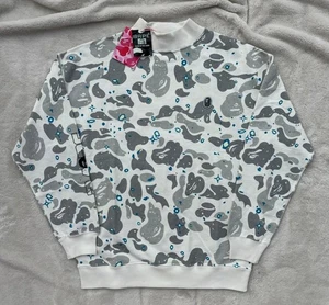 Bape White Space Camo Glow in the Dark Crewneck - Medium - Authentic - New - Bild 1 von 1