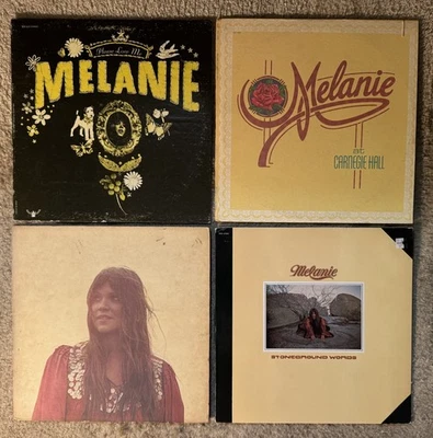 Melanie Vinyl Record LP Lot of 4 - See Picture for Titles Foto 1 de 4