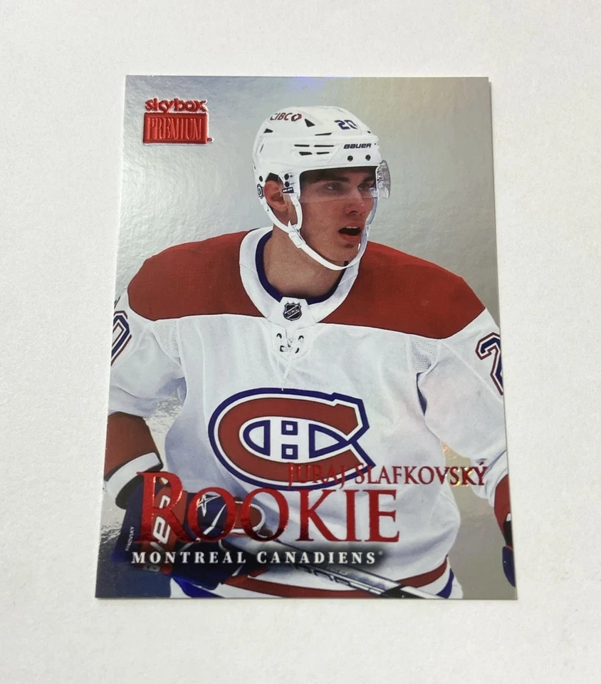 2022-23 Skybox Metal Universe Star Rubies /50 Juraj Slafkovsky #SR-1 Rookie RC - Image 1 of 2